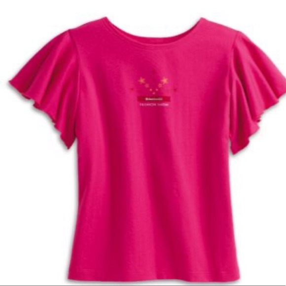 American Girl Flutter-Sleeve Tee 10/12 - Picture 2 of 5